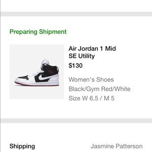 Jordan 1 mid utility se